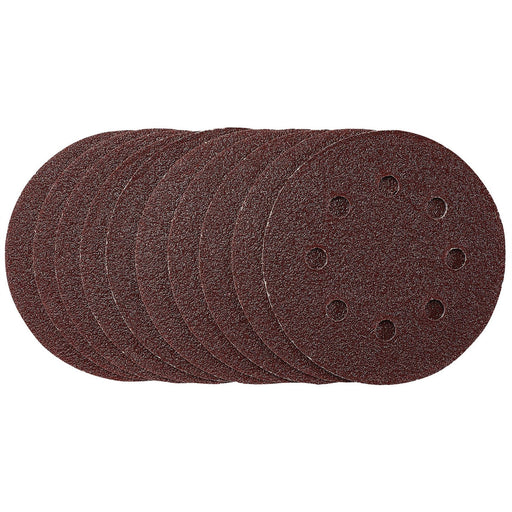 Draper Sanding Discs, 115mm, 40 Grit, Hook & Loop (Pack of 10) 53498 Draper  - Dynamic Drive