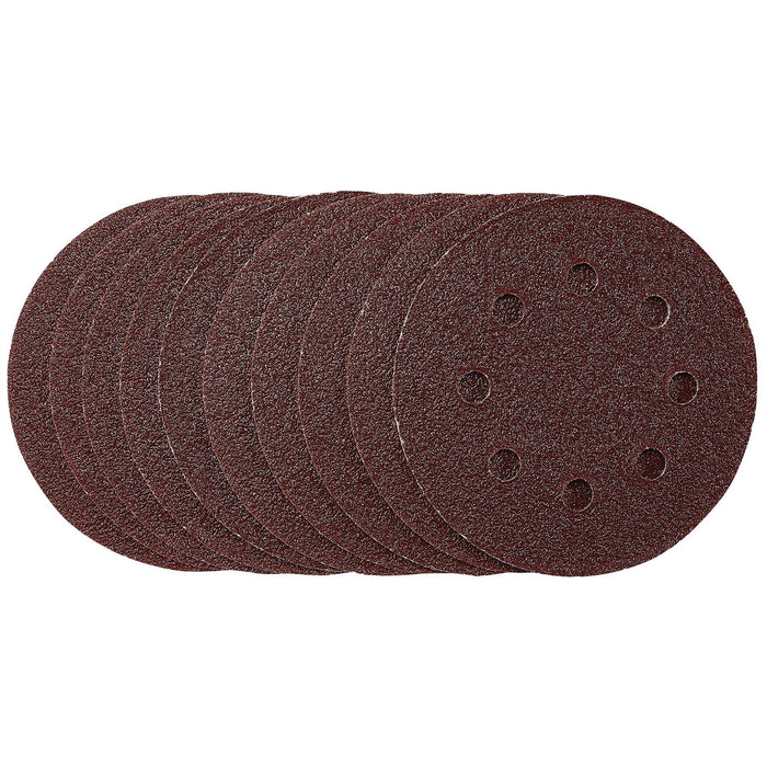 Draper Sanding Discs, 115mm, 40 Grit, Hook & Loop (Pack of 10) 53498 Draper  - Dynamic Drive