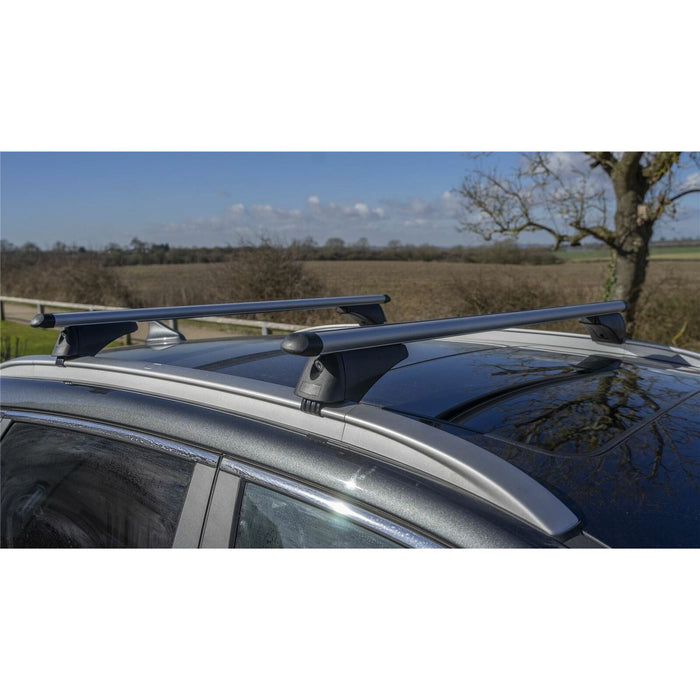 Aluminium Locking Roof Rack Cross Bars fits FORD Ka + Active 19> Summit  - Dynamic Drive