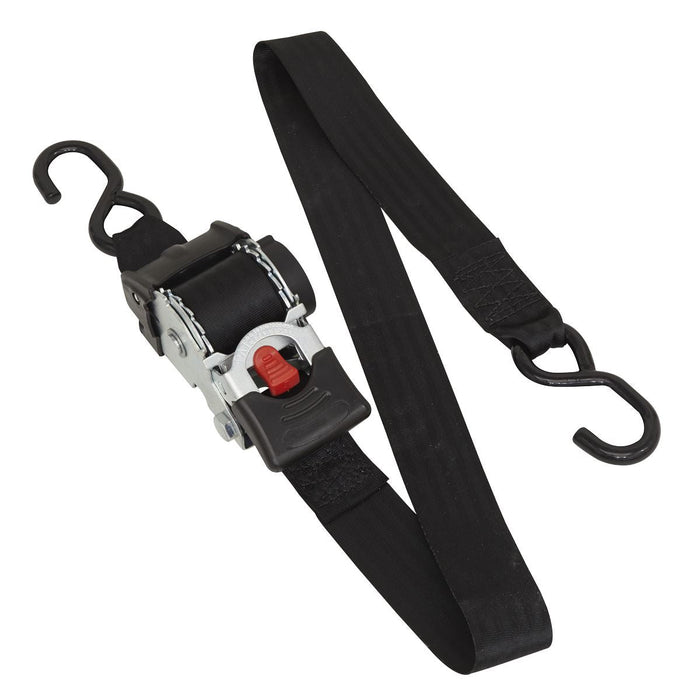 Sealey Auto Retractable Ratchet Tie Down 50mm x 3m ATD50301 Sealey  - Dynamic Drive