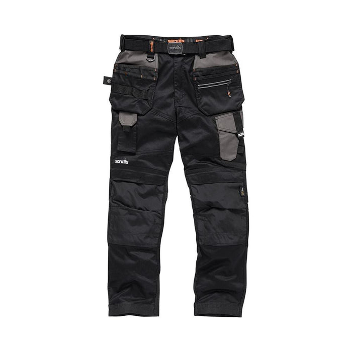 Scruffs Pro Flex Holster Trousers Black 30S