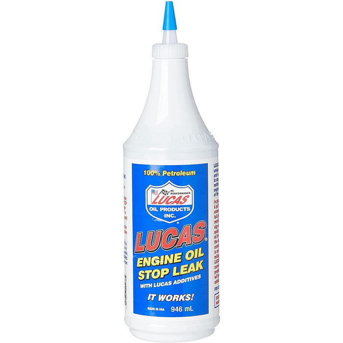 Lucas Oil 40001 Heavy Duty Oil Stabilizer-1L & 40278 Engine Stop Leak - 946ml Lucas  - Dynamic Drive