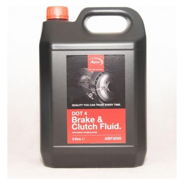 Apec DOT 4 BRAKE FLUID 5LITRE