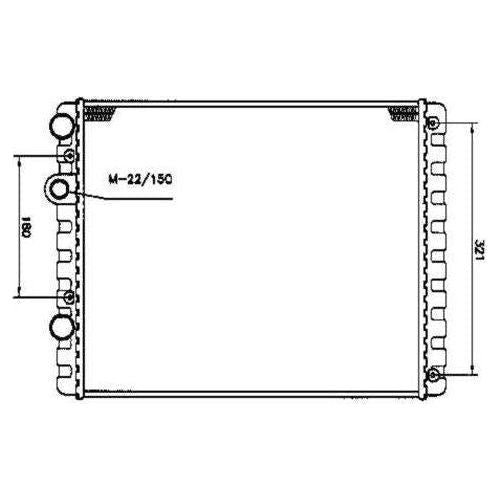 NRF Radiator 509519