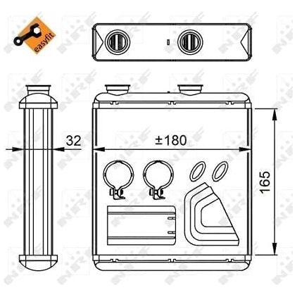 NRF Heater Radiator 54298