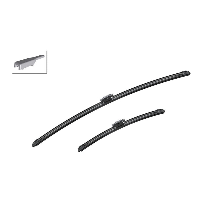 BOSCH A261S AEROTWIN WIPER BLADES 650mm/360mm fits RENAULT CAPTUR 03/16-