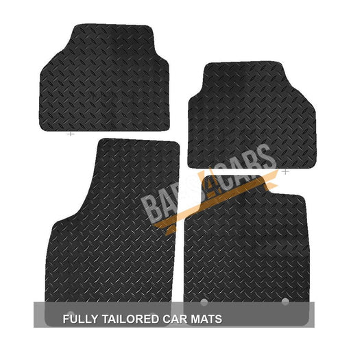 Tailored Rubber Mats fits Vauxhall Meriva 05-10 + Clips 2005 2006 2007 2008 2009 UKB4C  - Dynamic Drive