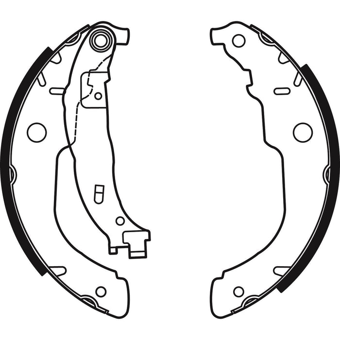 Apec Brake Shoe Rear Fits Citroen C3 Ds3 Peugeot 207