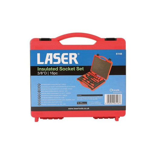 Laser Insulated Socket Set 3/8"D 16pc 6148 Laser Tools  - Dynamic Drive