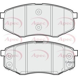 Apec Brake Pads Front Fits Hyundai Ix20 Kia Soul