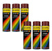 6 x Genuine Motip Red Primer Filler Spray Paint Red 500Ml Motip  - Dynamic Drive