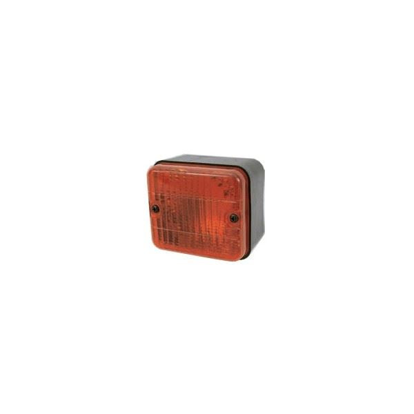 Universal 12v Car/Van/Trailer Approved Square Rear Red Fog Light/Lamp Easy Fit