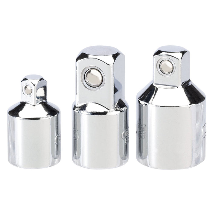 Draper Socket Converter Set, Polished Chrome (3 Piece) 16806