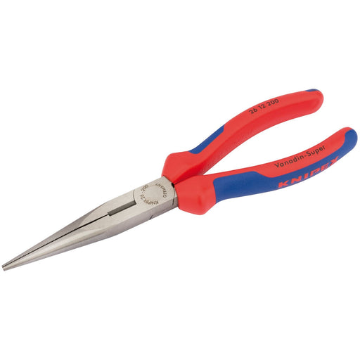 Draper Knipex 26 12 200 SBE Long Nose Pliers with Heavy Duty Handles, 200mm Draper  - Dynamic Drive