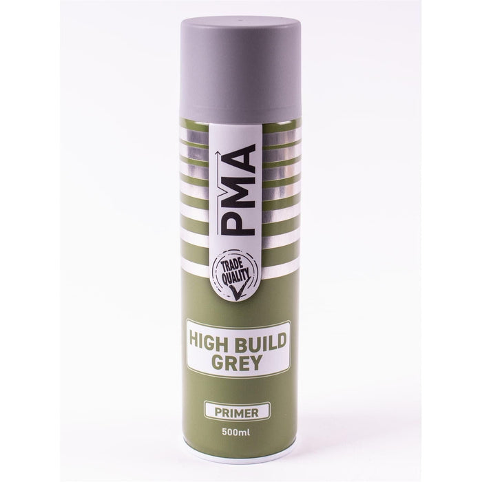 3x High Build Primer - 500ml Spray On Paint - Autotek Grey Aerosol High Coverage PMA  - Dynamic Drive