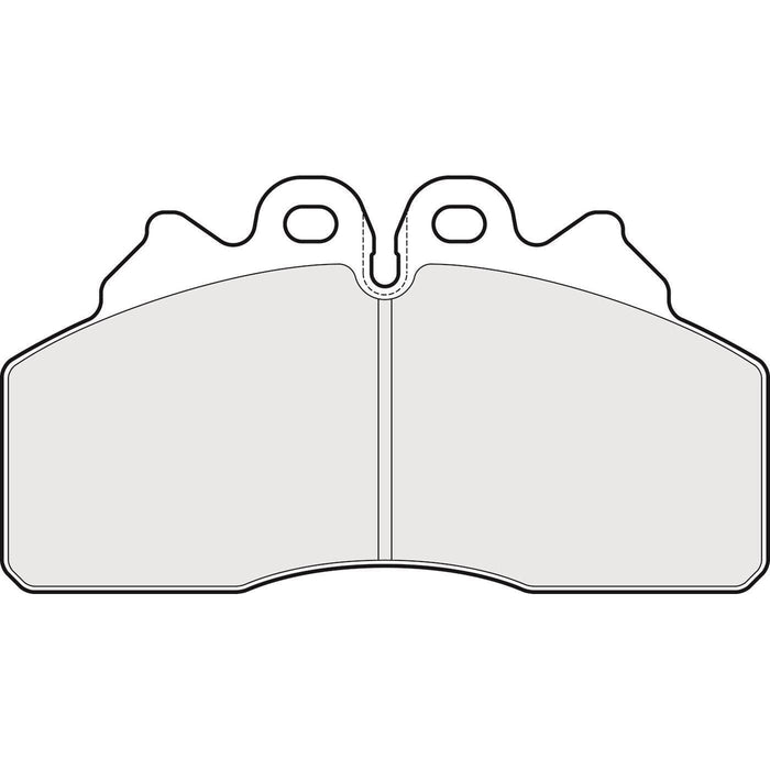 Apec Brake Pads Rear Fits Iveco Eurocargo