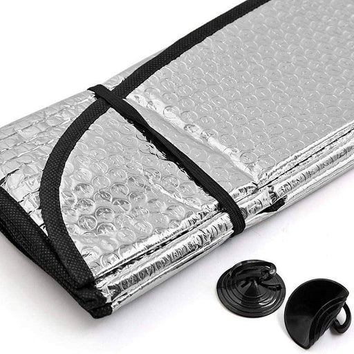 Sakura Windscreen Sunshade - Silver Reflective Sakura  - Dynamic Drive