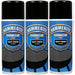 3x Hammerite BBQ Barbecue Spray Paint Aerosol 400ml Hi-Heat Matt Black Hammerite  - Dynamic Drive