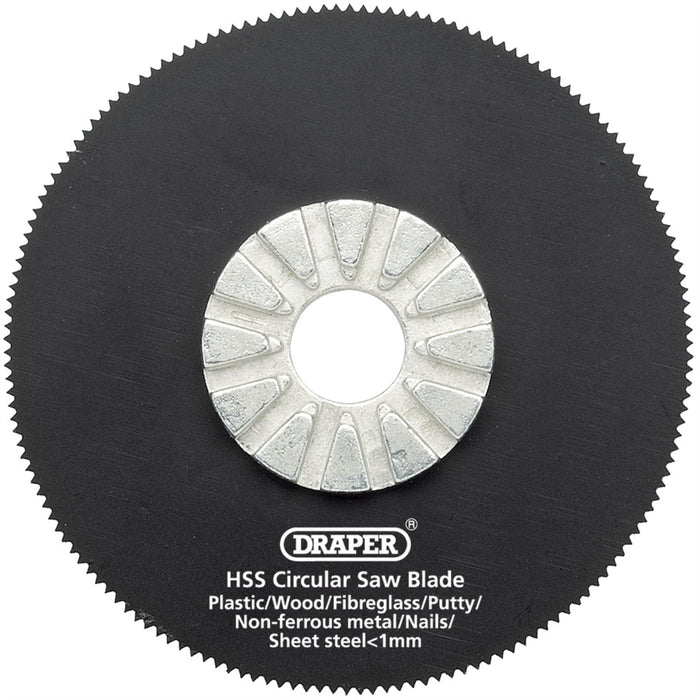 Draper HSS Circular Saw Blade, 63mm Diameter, 18tpi 26073 Draper  - Dynamic Drive