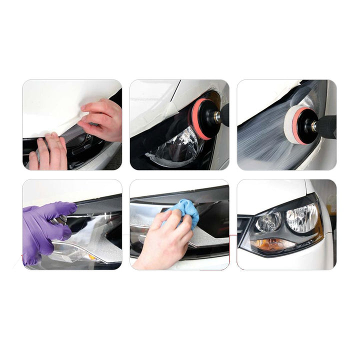 Holts Car Headlight Restoration Kit Restore Clarity & Appearance MOT HREP0031A Holts  - Dynamic Drive