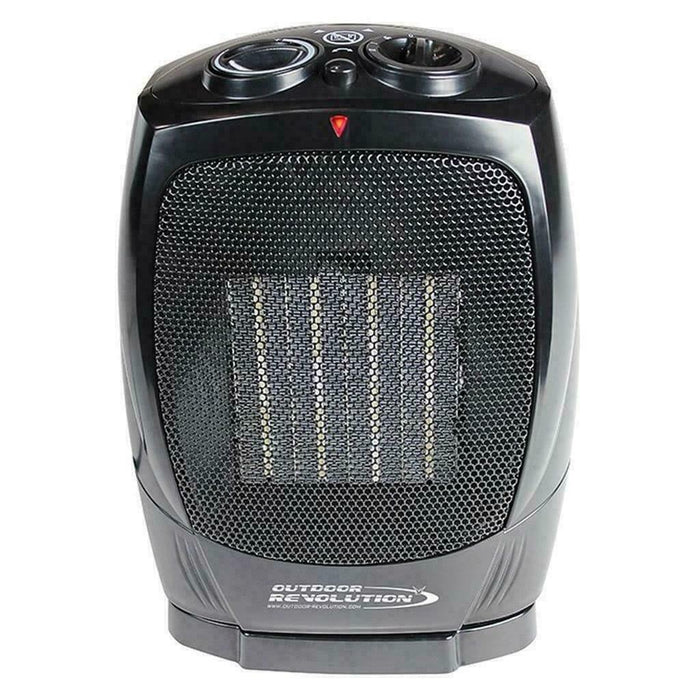 Outdoor Revolution Portable PTC Oscillating Ceramic Heater 750W/1500W Camping