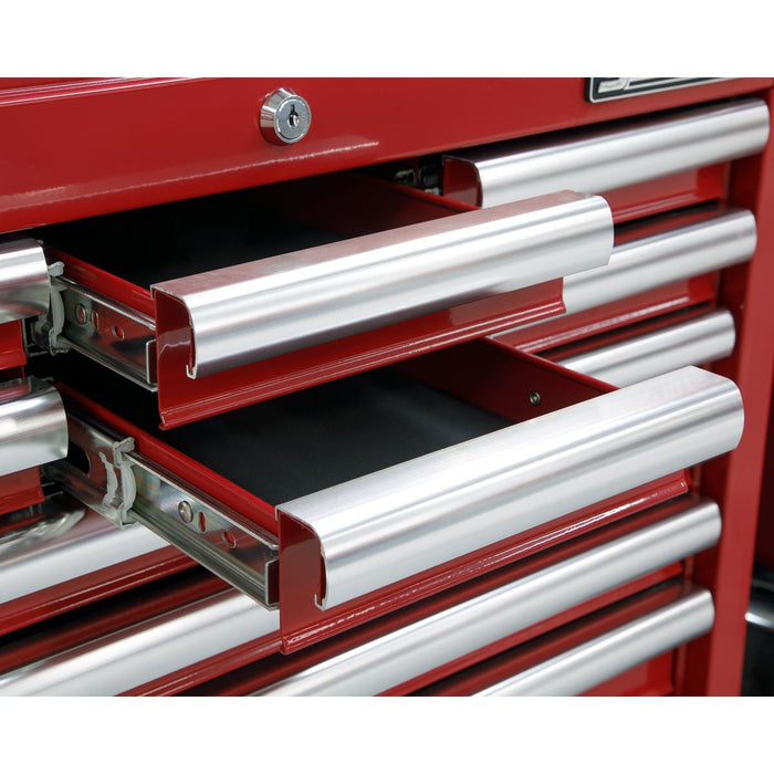 Sealey Topchest 10 Drawer with Ball-Bearing Slides Red AP33109