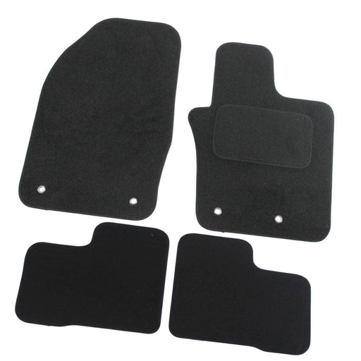 Fully Tailored Black Carpet Car Mats for Fiat 500X 15 ON Set of 4 With 4 Clips UKB4C  - Dynamic Drive