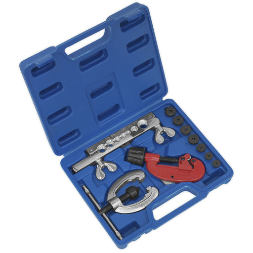 PIPE FLARING & CUTTING KIT 10PC Sealey  - Dynamic Drive