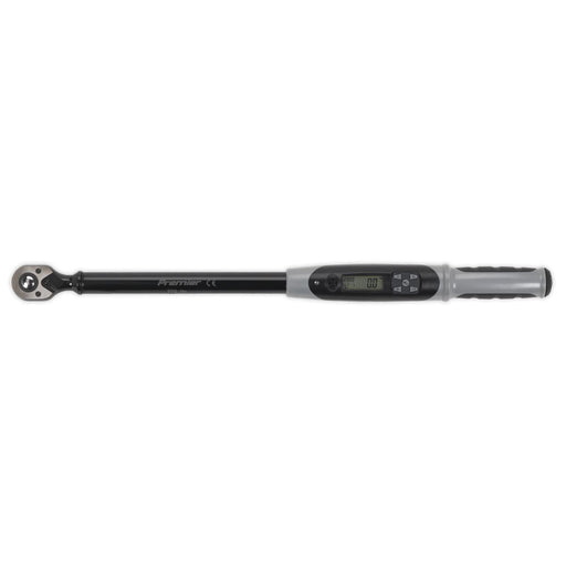 Sealey Angle Torque Wrench Digital 1/2"Sq Drive 20-200Nm(14.7-147.5lb.ft) Black Sealey  - Dynamic Drive