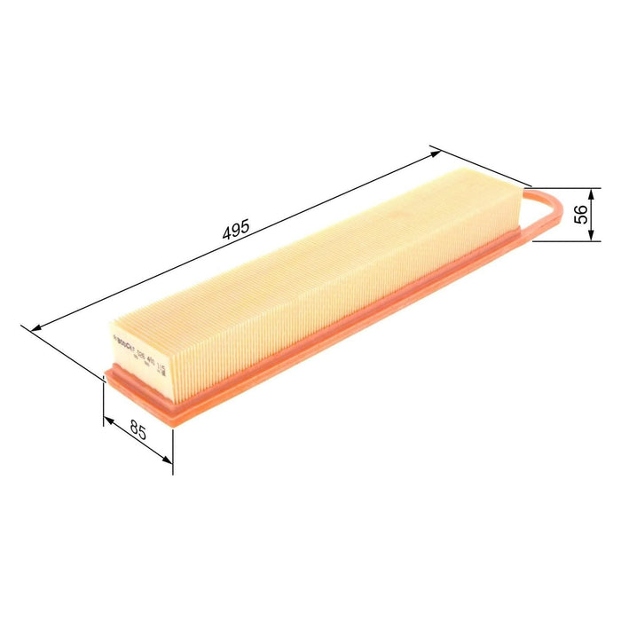 Genuine Bosch Car Air Filter S0115 fits Citroen DS3 VTi - 1.6 - 10-15 F026400115