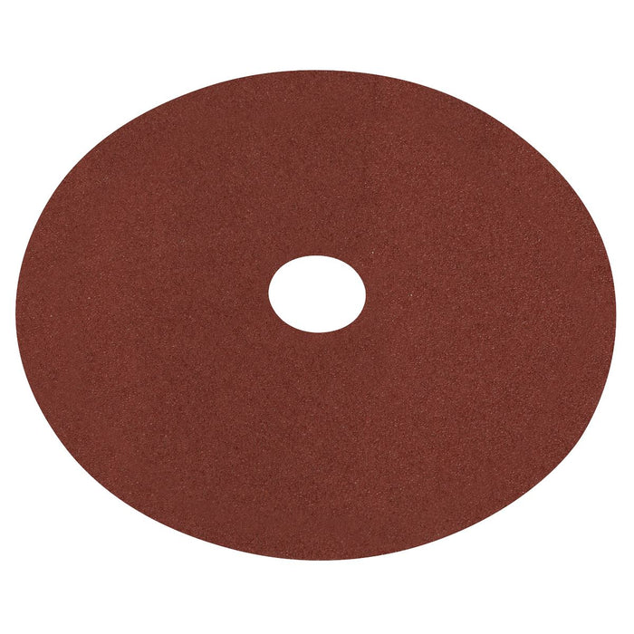 Sealey Fibre Backed Disc115mm 60Grit Pack of 25 WSD4560