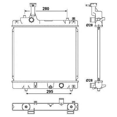 NRF Radiator 53078