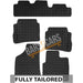 Tailored Rubber Car Mats for Hyundai Santa Fe 06-09 5 Pce Set of 5 XXL 4 Clips UKB4C  - Dynamic Drive