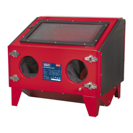 Sealey Shot Blasting Cabinet Double Access 695 x 580 x 625mm SB970 Sealey  - Dynamic Drive