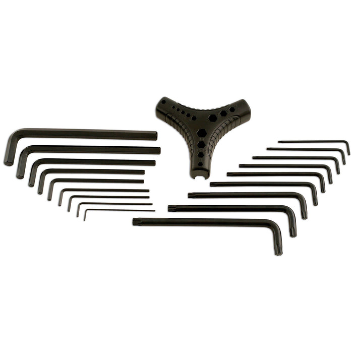 Kamasa Hex & Star* Key Set 19pc 56038 Kamasa  - Dynamic Drive