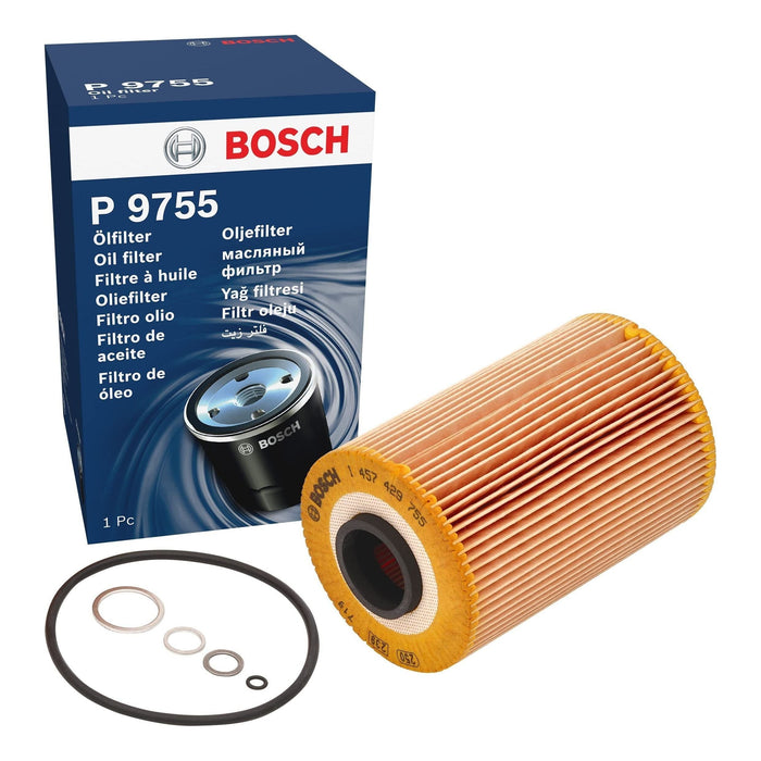 Genuine Bosch Car Oil Filter P9755 fits BMW 6 635i CSi - 3.4 - 87-89 1457429755