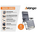 Vango Riviera Camping Lounger Heather Grey Chair Vango  - Dynamic Drive