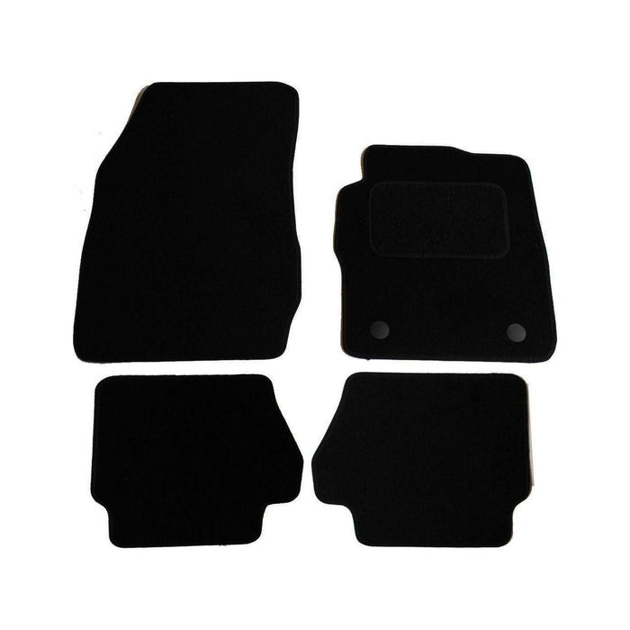 Fully Tailored Carpet Car Mats for Ford Fiesta Mk7 11 Set of 4 With 2 Clips UKB4C  - Dynamic Drive