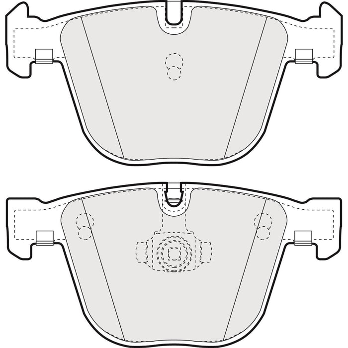 Apec Brake Pads Rear Fits Bentley Arnage Azure BMW 1 Series 3 5 6 7 X5 X6 Rolls R