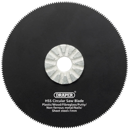 Draper HSS Circular Saw Blade, 88mm Diameter, 18tpi 26074 Draper  - Dynamic Drive