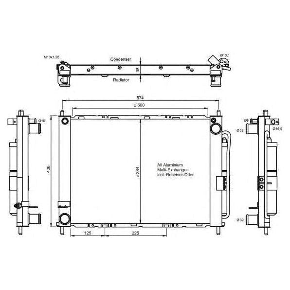 NRF Condenser 350057