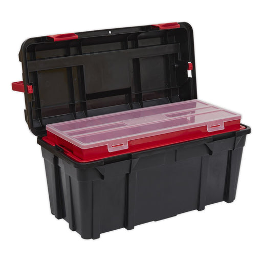 Sealey Toolbox with Locking Carry Handle 580mm AP580LH Sealey  - Dynamic Drive