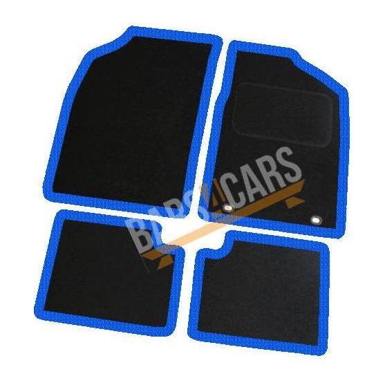 Tailored Blue Trim Carpet Mats for Ford Ka 09-13 + Clips 09 10 11 12 13 UKB4C  - Dynamic Drive