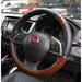 Wood Effect & Black Luxury Steering Wheel Cover fits Land Rover Freelander UKB4C  - Dynamic Drive