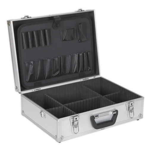 Sealey Tool Case Aluminium Square Edges AP603 Sealey  - Dynamic Drive