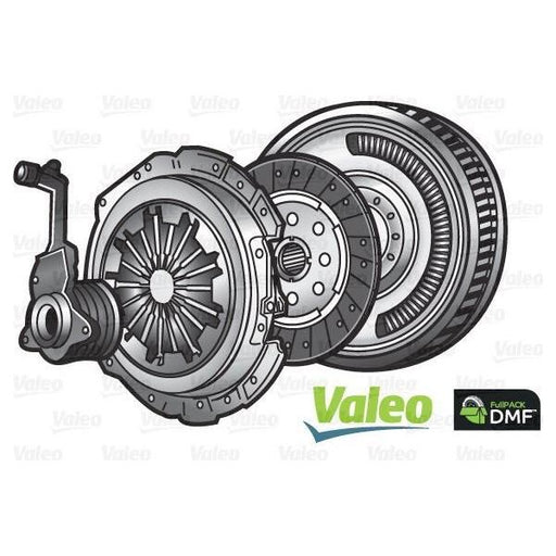 Valeo Clutch Kit With Dual Mass Flywheel 837542 Auto Part fits Saab 9-3 2.0 T Valeo  - Dynamic Drive