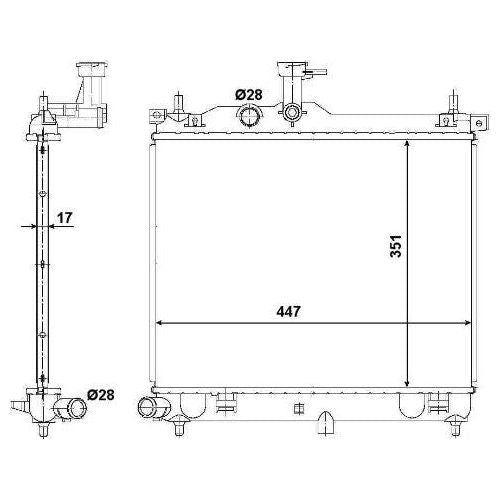 NRF Radiator 53029