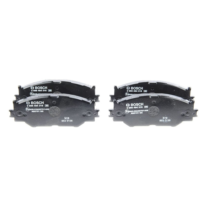 Genuine Bosch Brake Pad Set Bp1314 fits Lexus IS 250 VVTi - 2.5 - 05-13 09864943