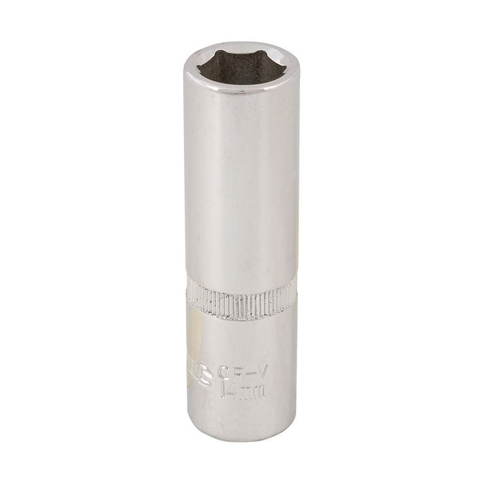 Silverline Deep Socket 1/2" Drive 6pt Metric 14mm Silverline  - Dynamic Drive