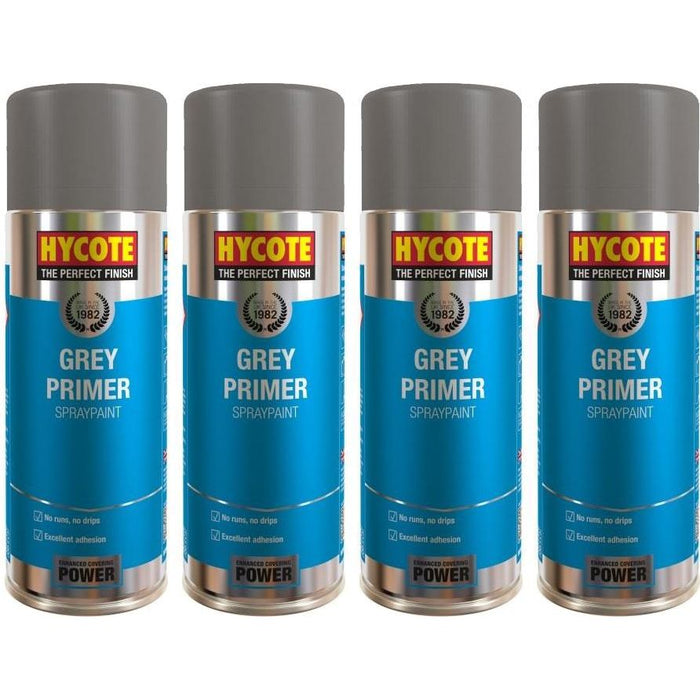 6x Hycote XUK03015 Grey Primer 400ml C/O